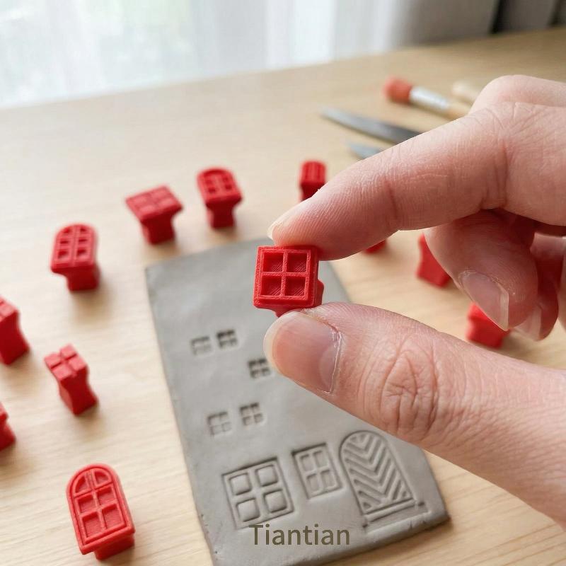 25pcs Plastic Clay Stamp & Mol - Wax Seal Stamp Kit 评论和价格