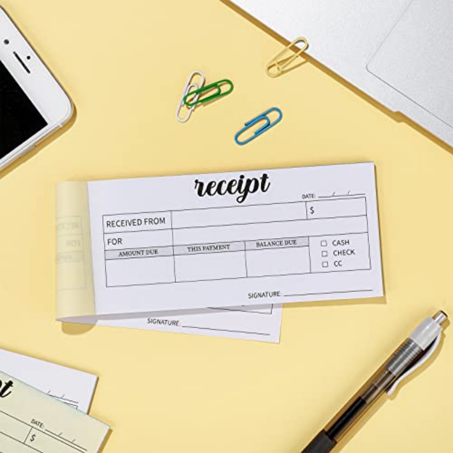 4 Pieces Receipt Books Carbonl - Carbon Copy Book 评论和价格