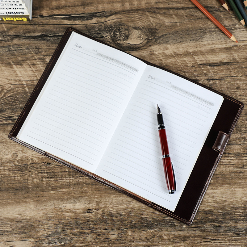 Genuine Leather Handmade A5 La - Office Stationery Supply Business 评论和价格
