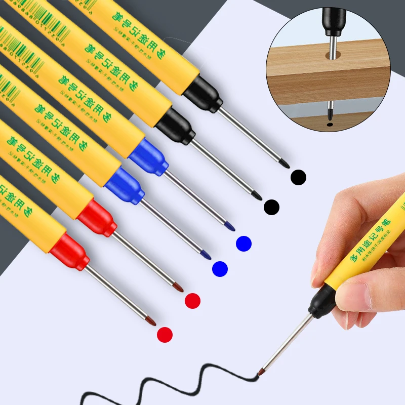 6pcs/set 33mm Red/Blue/Black L - Whiteboard Marker Set 评论和价格