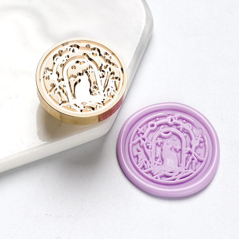 Star Sky Lotus Rose Pattern Wa - Wax Seal Stamp Kit 评论和价格