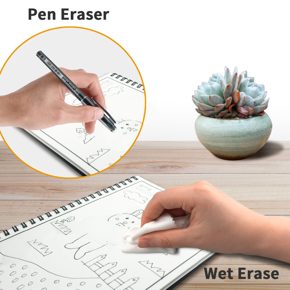 A6 Reusable Erasable Notebook  - Graph Paper Pad 评论和价格