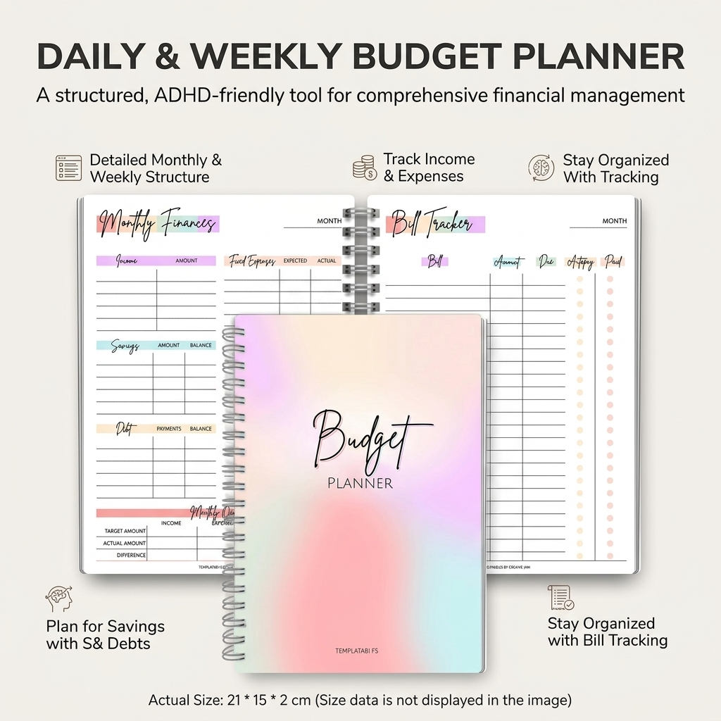 Daily Income and Expense Noteb - Planner Weekly Budget 评论和价格