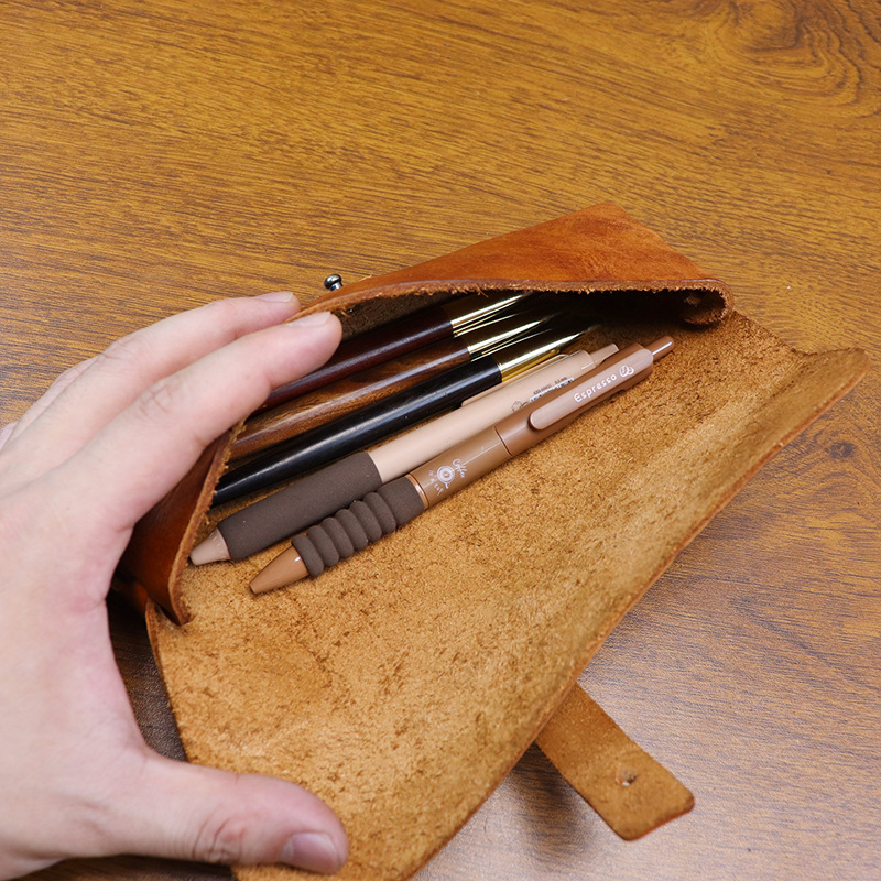 Vintage Vegetable-tanned Leath - Tan Stationery & Office Supply 评论和价格