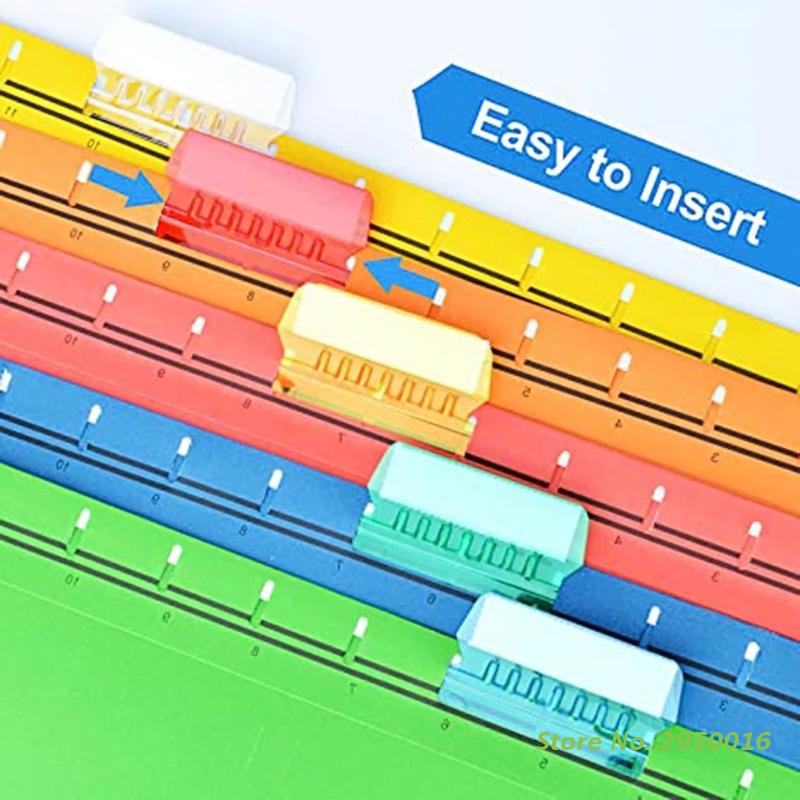10Pcs Hanging Folder Tabs Inse - File Folder Hanging 评论和价格