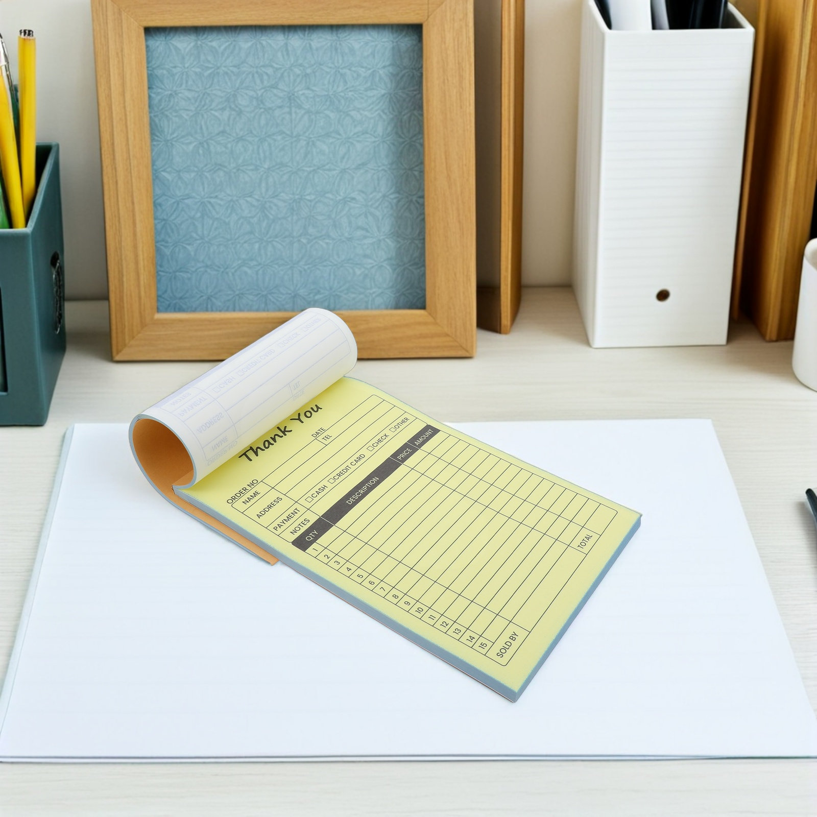 2Pcs Invoice Receipt Book 2 Pa - Carbon Copy Book 评论和价格