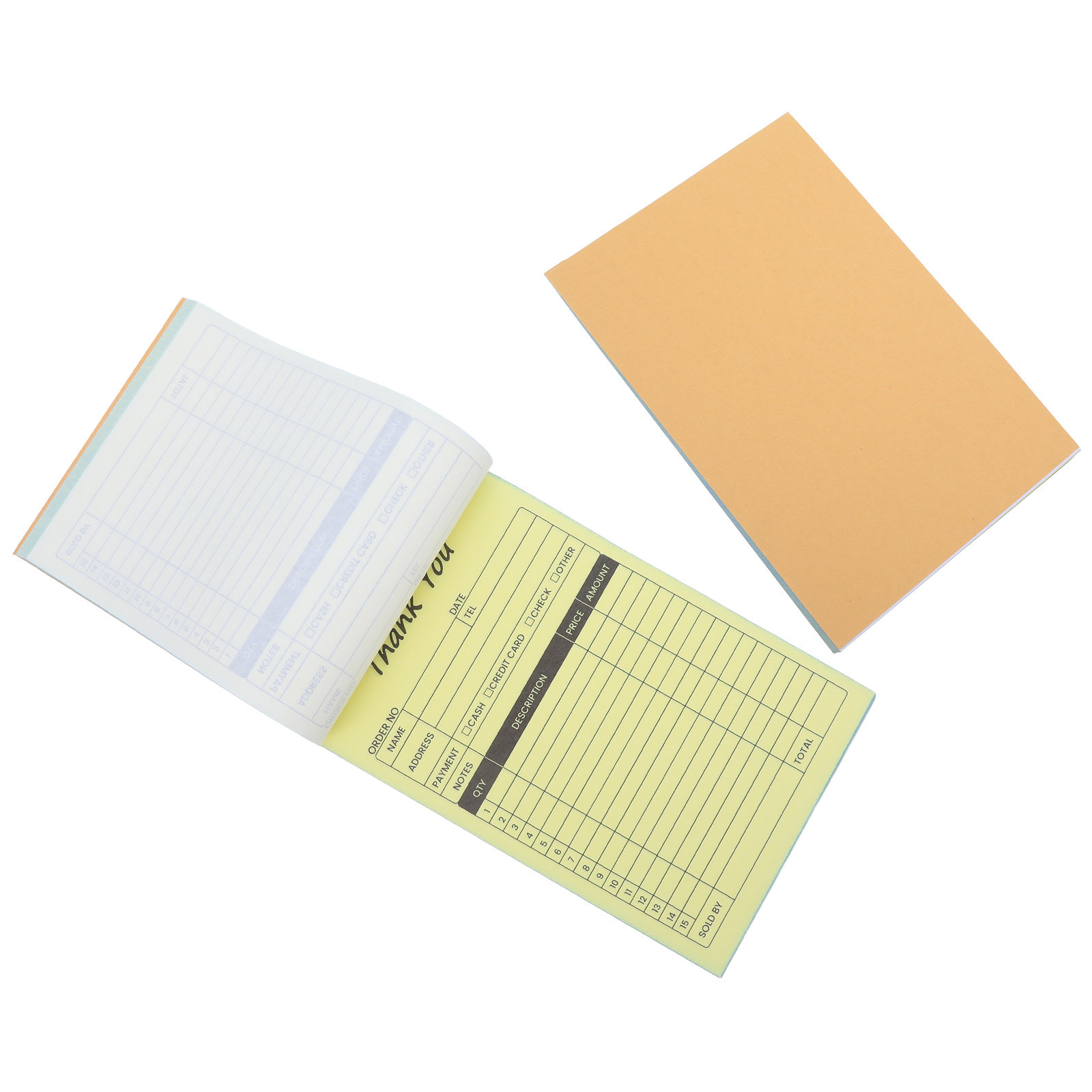 2Pcs Invoice Receipt Book 2 Pa - Carbon Copy Book 评论和价格