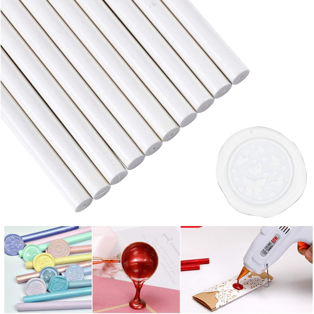 20 Pieces Glue Sealing Wax Sti - Wax Seal Stamp Kit 评论和价格