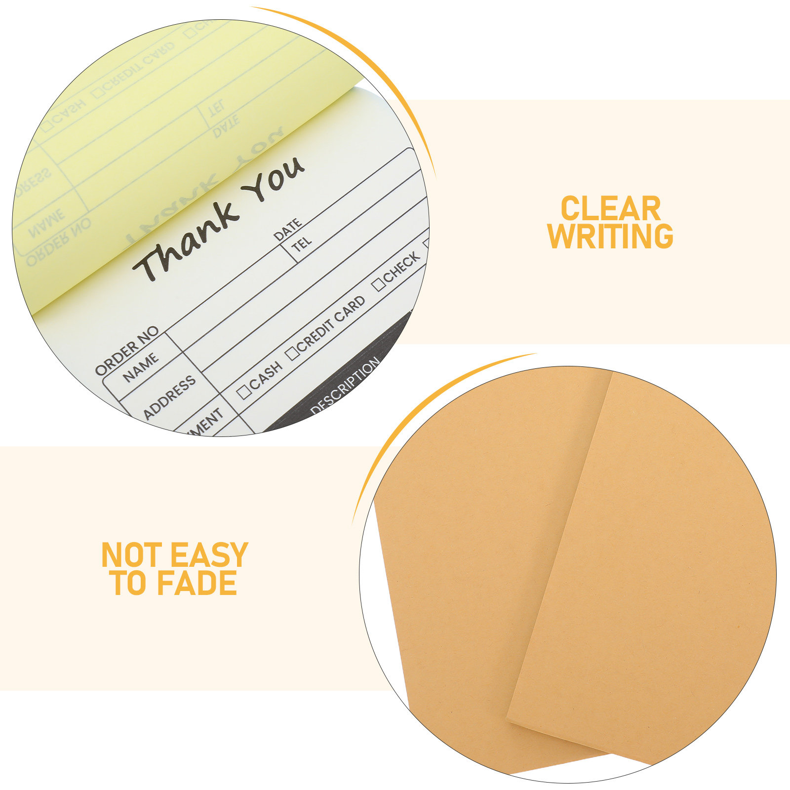 2Pcs Carbon Copy Receipt Book  - Carbon Copy Book 评论和价格