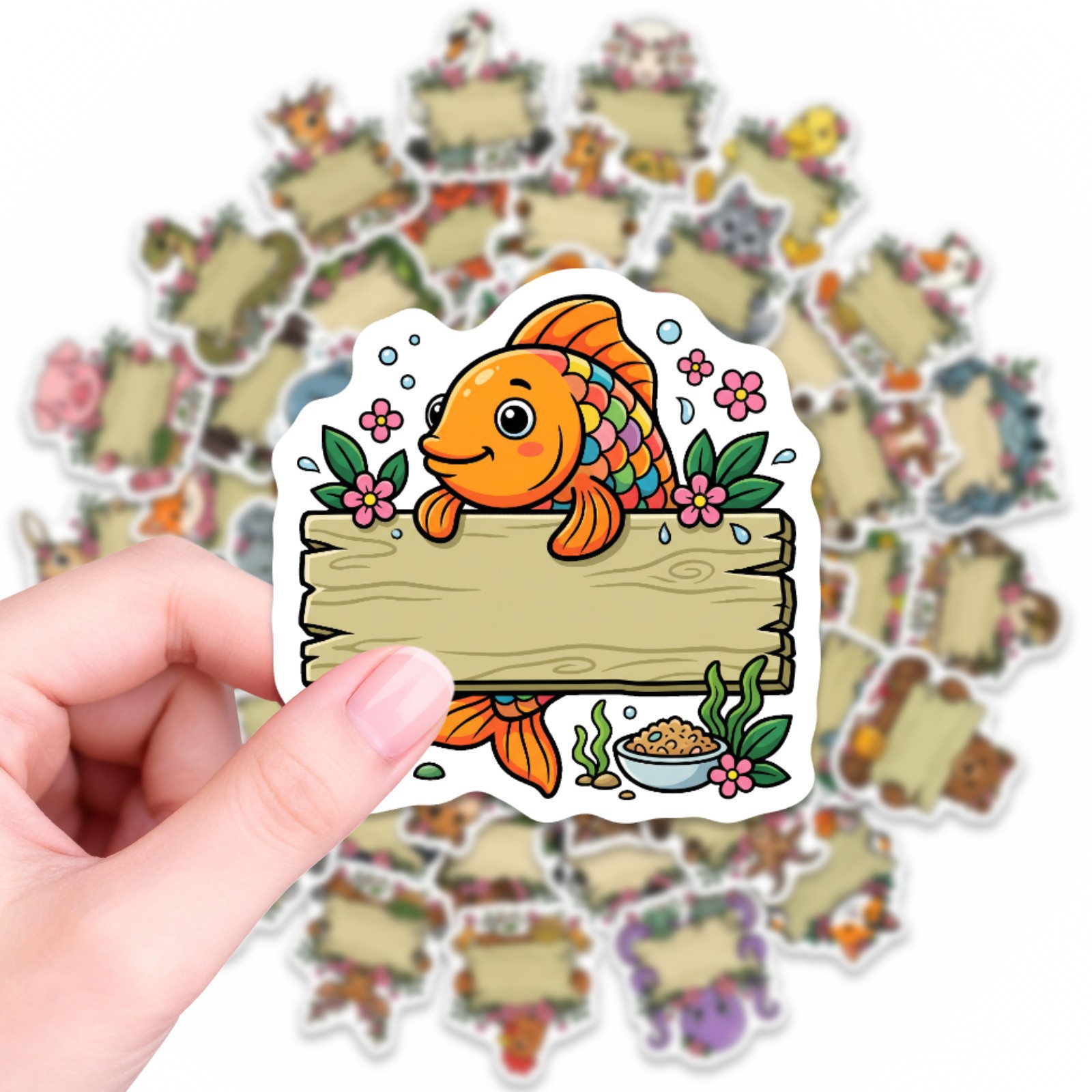50/100Pcs HD Watercolor Forest - Paper Deal Stationery & Office Supply Kota Bharu 评论和价格