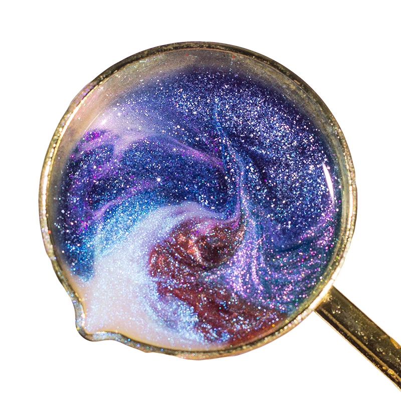 Mixed Color Glitter Sakura Wax - Wax Seal Stamp Kit 评论和价格