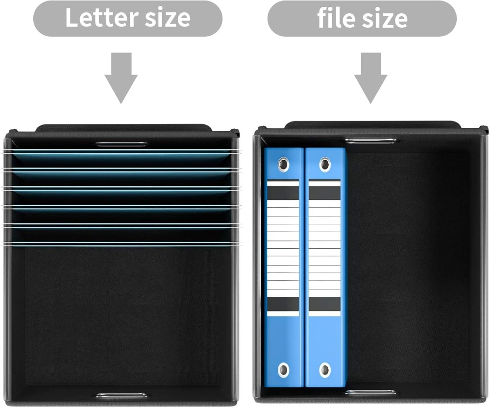 Collapsible File Organizer Box - File Folder Hanging 评论和价格