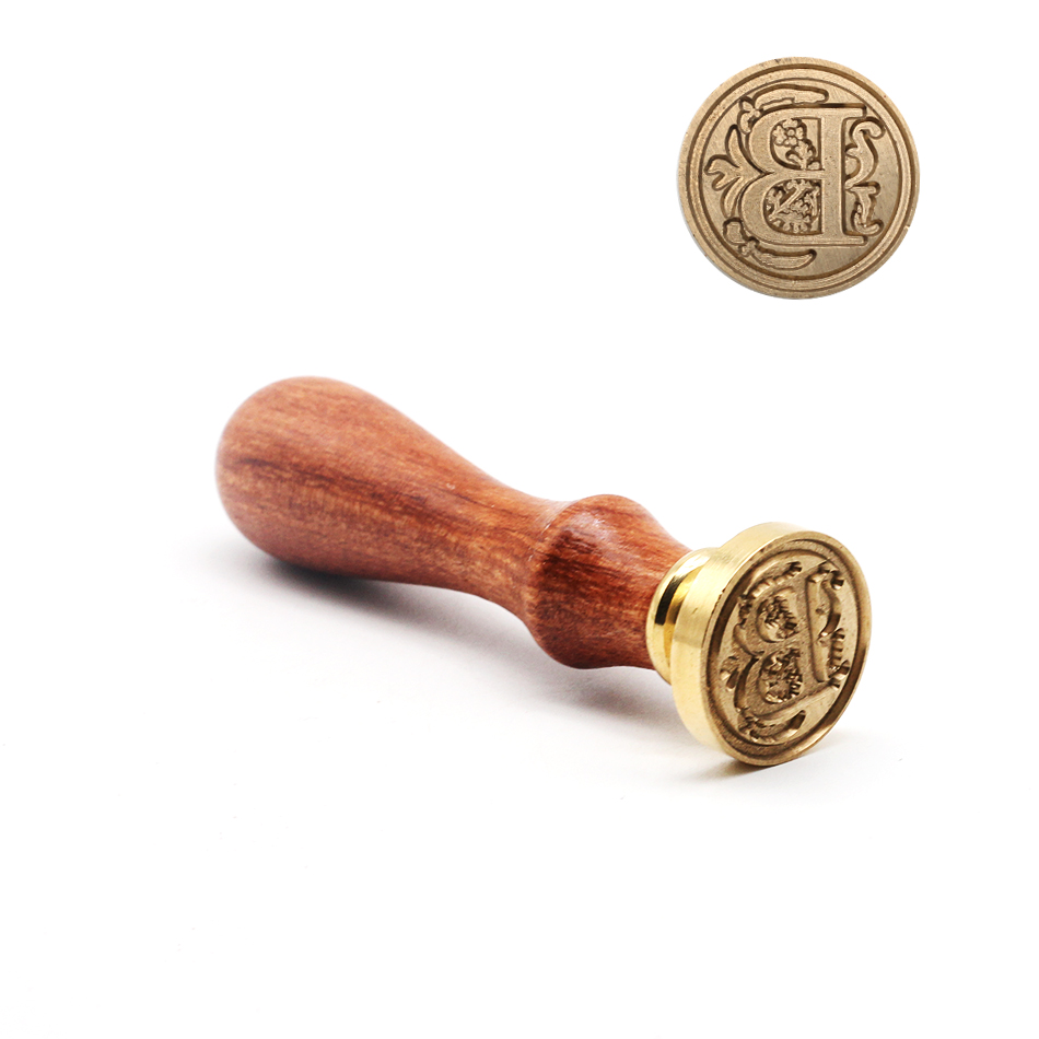 •Retro Wood Stamp Classic 26 L - Wax Seal Stamp Kit 评论和价格
